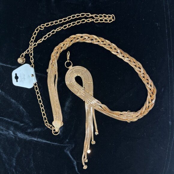 Sophia Gold Metal Jewel Vintage Belt NWT NOS - Picture 12 of 15